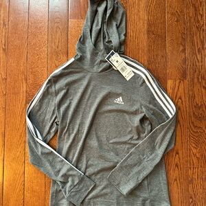 Adidas Charcoal Gray Men's Pullover Hoodie